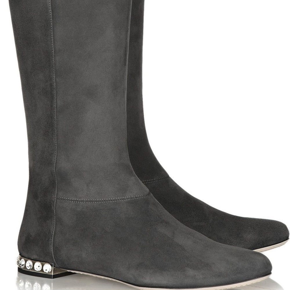 Authentic Miu Miu Crystal Boots
